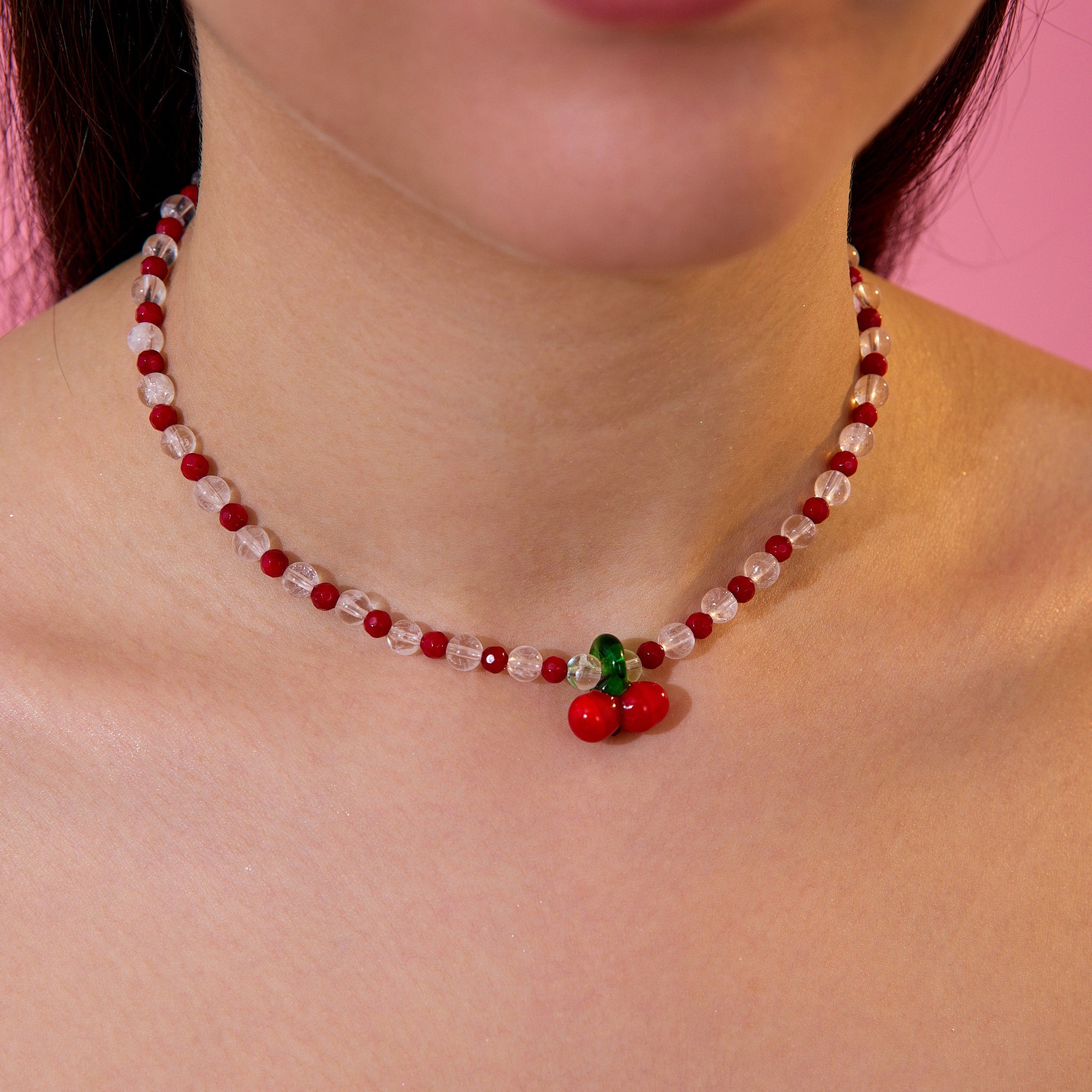 Cherry Love Tasarım Kolye