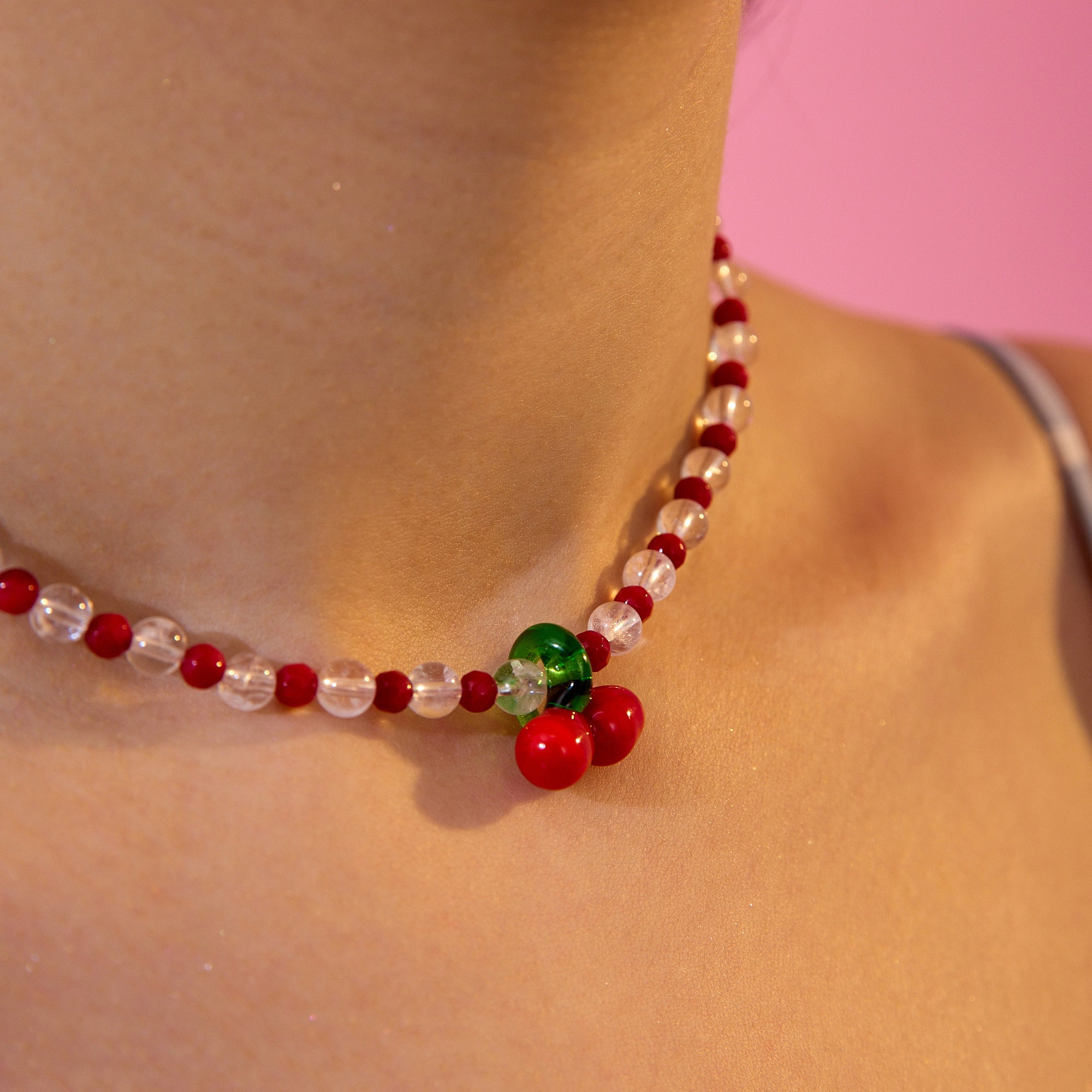 Cherry Love Tasarım Kolye